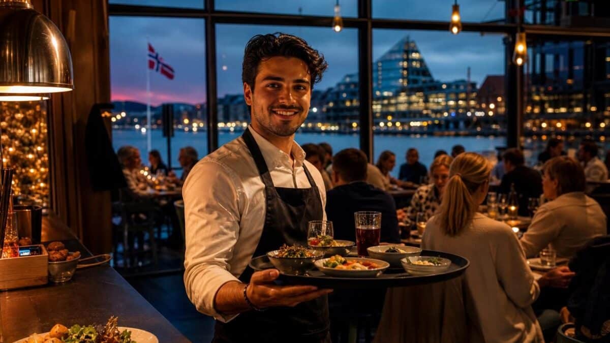 Jorge, serveur espagnol en Norvège : « On gagne jusqu’à 3 000 euros nets par mois et les heures supplémentaires ainsi que les repas sont payés »